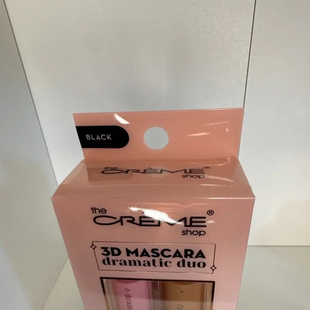 The Crème Shop 3D Mascara Dramatic Duo Volumizing Black 0.41 oz / 12 g